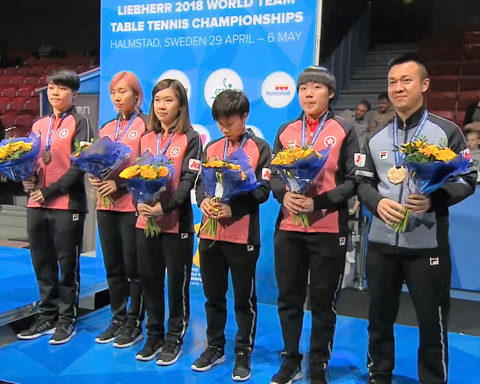 2018 World Team Championships - Hong Kong China - Bronze Medallists