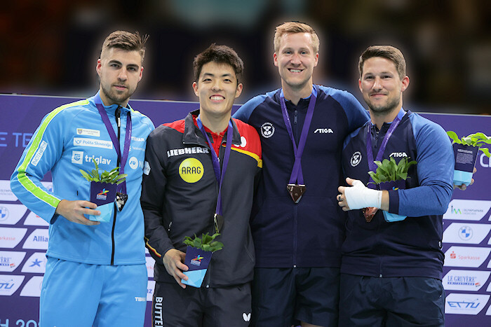 2022 European Championships Men's Singles medallists