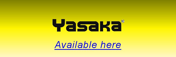 Yasaka table tennis equipment available here