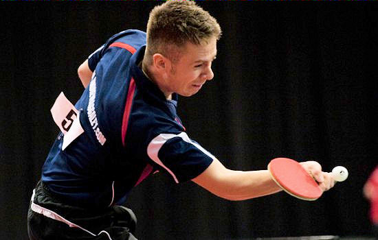 Andrew Baggaley Team GB Table Tennis