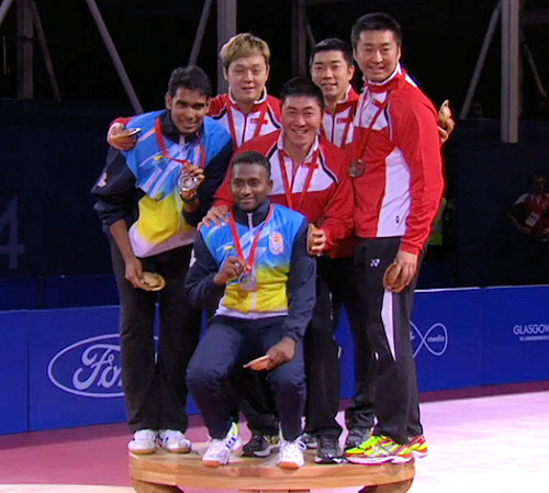 2014 Commonwealth Games Men's Doubles Medallists