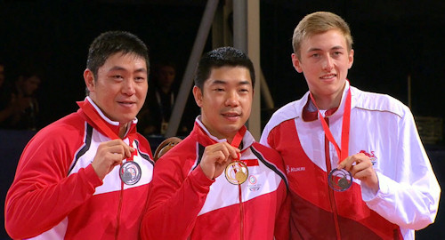 2014 Commonwealth Games Men's Singles Medallists