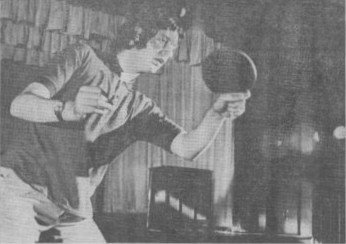 Tony Clayton taking part in Ping Pong Diplomacy in 1971