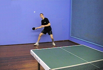 Table Tennis Forehand Lob