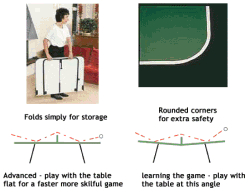Mini table tennis table