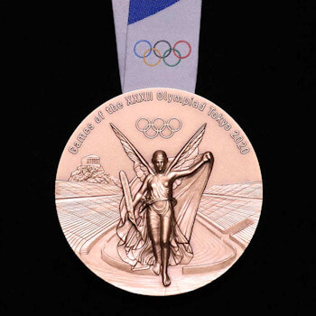 2020 Olympic Games Bronze Medal front