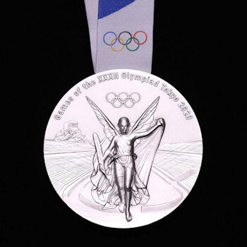 2020 Olympic Games Silver Medal front