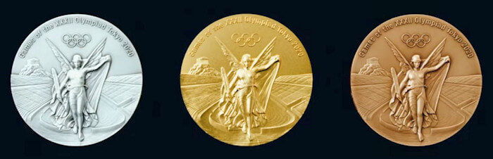 2020 Olympic Games Medals - Front