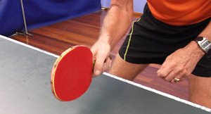 forehand table tennis grip