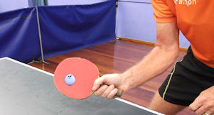 forehand table tennis grip