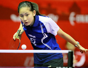 Starting the serve - make sure that the receiver can see the ball