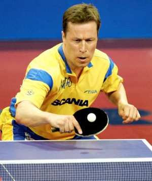 Table tennis grip - Jan Ove Waldner