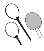 Table tennis rackets