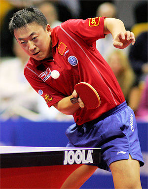 Table tennis rule - the volley