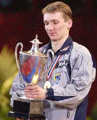 2003 World Table Tennis Champion, Werner Schlager