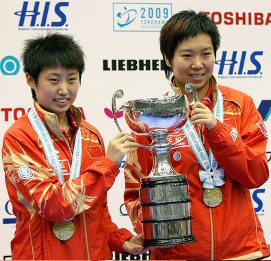 2009 World Championships - Womens Doubles Winners